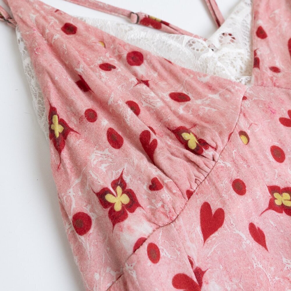 Anthropologie Gülhatun Aydin Sweetheart Lace Ruffles Cute Mini Dress Babydoll - Picture 7 of 13